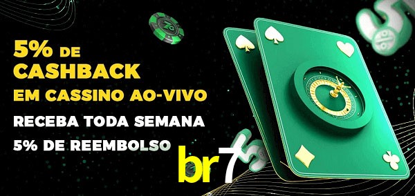 Promoções do cassino ao Vivo br7
